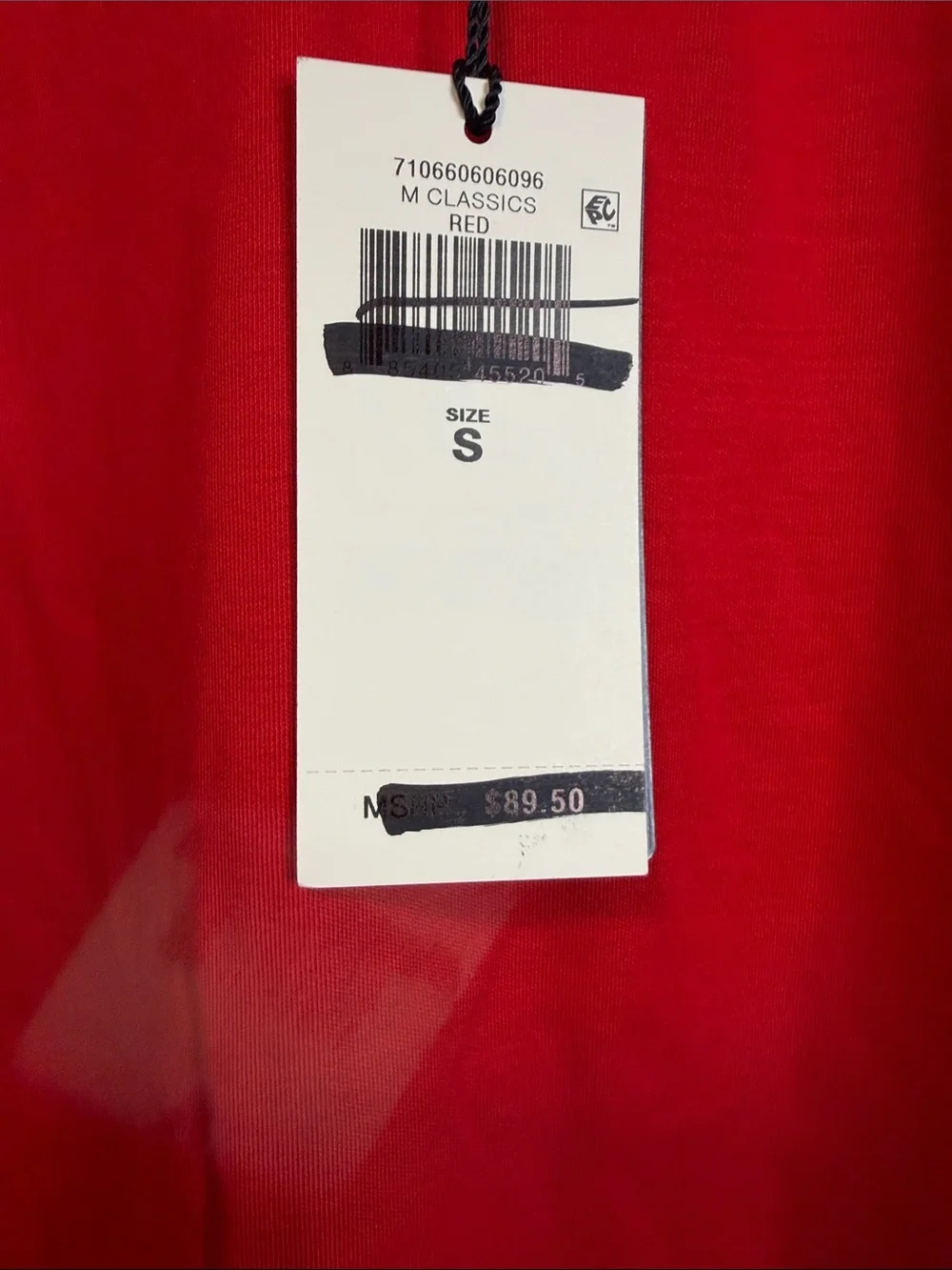 Polo by Ralph Lauren Red Classic Polo Shirt with Flesh Pony NWT Size S